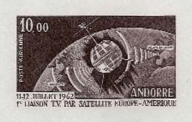 Fr_Andorra_1962_Yvert_165a-Scott_159_unadopted_10f_airmail_Satellite_Telstar_sepia_ATP_detail