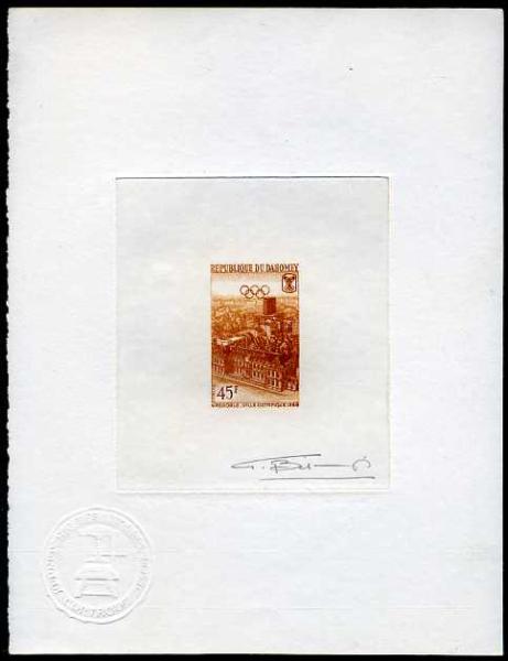 Dahomey_1967_Yvert_262-Scott_242_brown