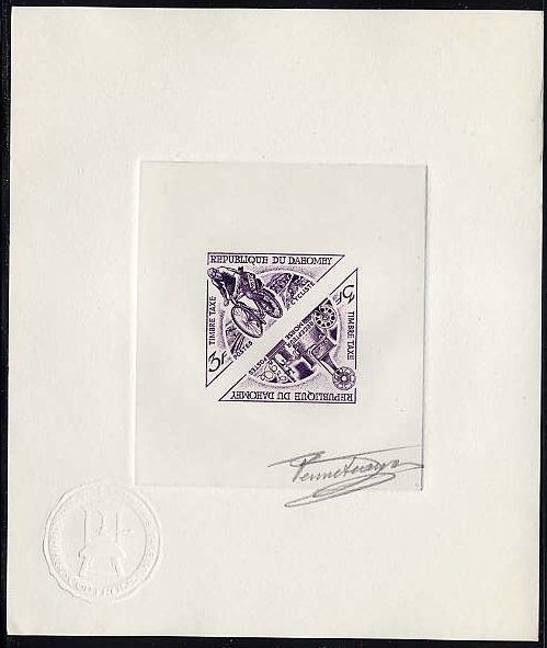 Dahomey_1967_Yvert_Taxe_39-40-Scott_J36-37_dark-violet_c