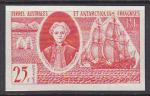 FSAT_1960_Yvert_18-Scott_20_carmine-red