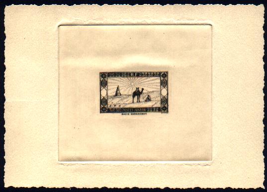 Algeria_1936_Yvert_101a-Scott_79_unadopted_Sahara_and_camel_2eme_etat_sepia_a_AP