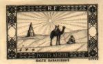 Algeria_1936_Yvert_101a-Scott_79_unadopted_Sahara_and_camel_2eme_etat_sepia_a_AP_detail