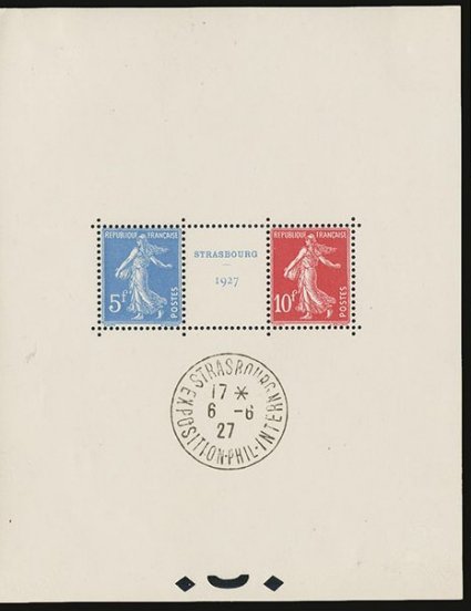 France_1927_Yvert_BF2-Scott_241_typo_gummed_perf_obliter_h