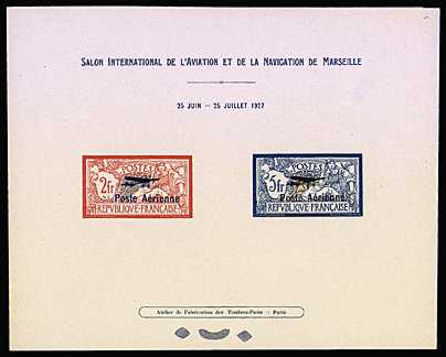 France_1927_Yvert_PA1-2-Scott_C1-2_typo_c