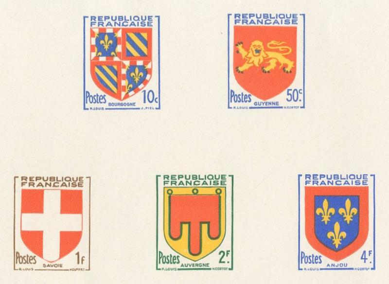 France_1949_Yvert_834-38-Scott_616-20_typo_a_detail