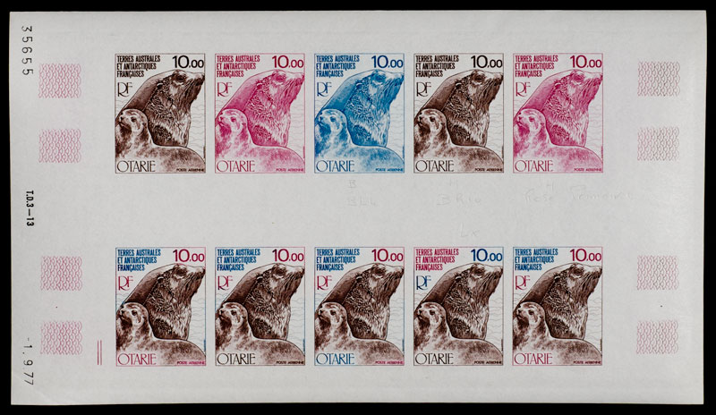 FSAT_1977_Yvert_PA48-Scott_C51_full_sheet_aa