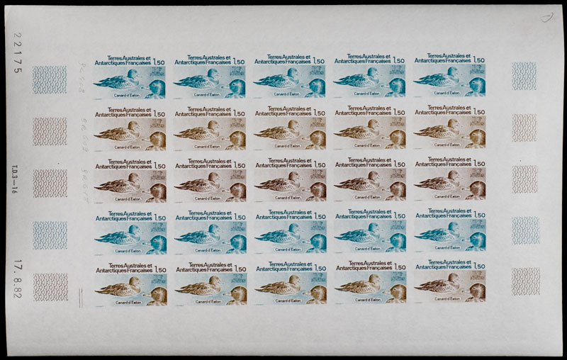 FSAT_1982_Yvert_97-Scott_101_full_sheet_d