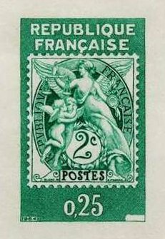France_1964_Yvert_1414-Scott_1084_green_aa_detail