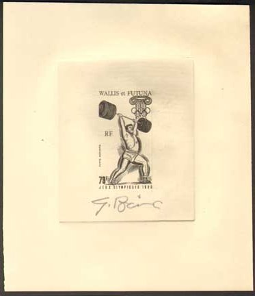 Wallis_1980_Yvert_PA-Scott_C_unadopted_79f_weight-lifting_Jeux_Olympiques_etat_black_b_AP