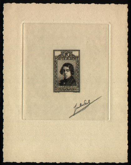 Algeria_1936_Yvert-Scott_unadopted_Chasseriau_etat_black_a_AP