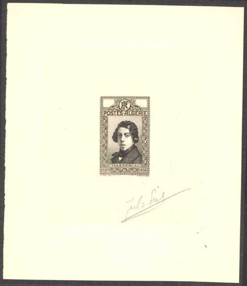 Algeria_1936_Yvert-Scott_unadopted_Chasseriau_etat_black_d_AP