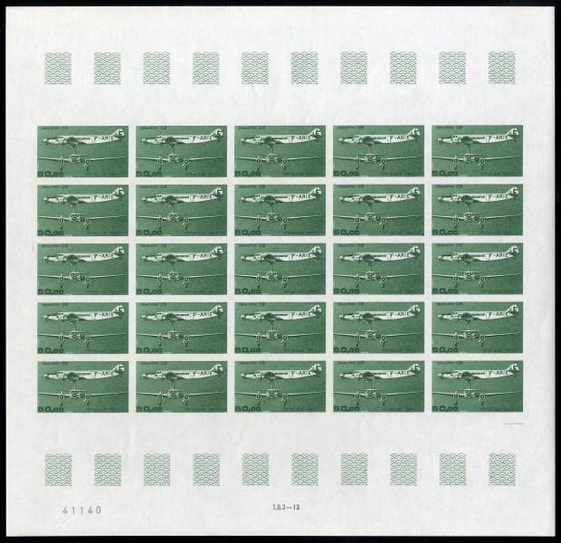 France_1987_Yvert_PA60-Scott_C59_full_sheet