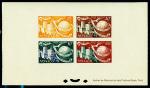 Monaco_1950_Yvert_332A_+_PA46-48-Scott_245A_+_C31-33_a