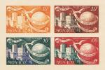Monaco_1950_Yvert_332A_+_PA46-48-Scott_245A_+_C31-33_d_detail