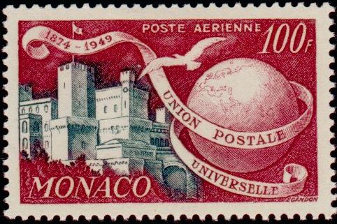 Monaco_1950_Yvert_PA48-Scott_C33