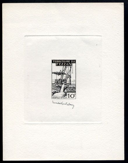 Fezzan_1951_Yvert_62-Scott_2N18_black_a