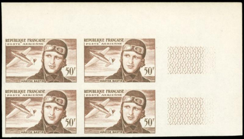 France_1955_Yvert_PA34-Scott_C33_four