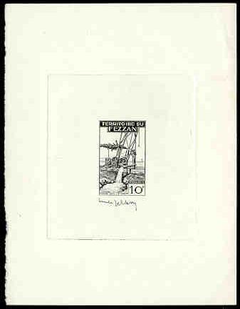 Fezzan_1951_Yvert_62-Scott_2N18_black_b
