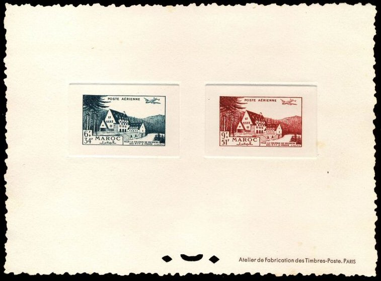 Morocco_1948_Yvert_PA68-69-Scott_CB29-30_a