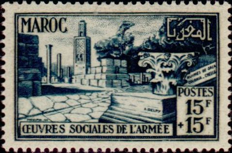 Morocco_1950_Yvert_295-Scott_B49