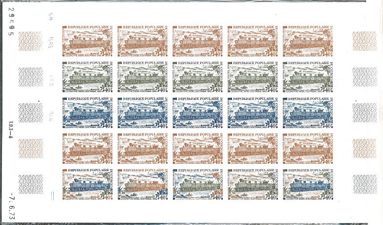 Congo_1973_Yvert_335-Scott_285_full_sheet