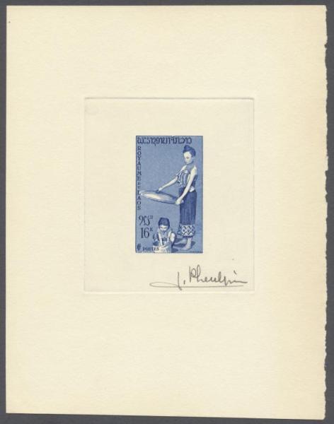 Laos_1957_Yvert_42-Scott_39_blue_aa