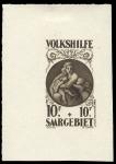Saar_1929_Yvert_131a-Scott_B16_unadopted_Madonna_10f_+_10f_helio_ESS