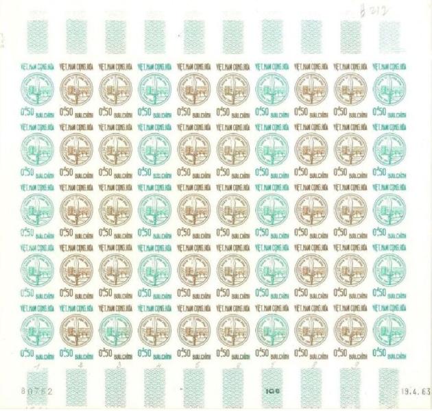 Vietnam_Sud_1963_Yvert_215-Scott_212_full_sheet