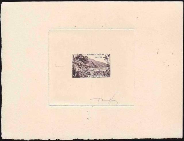 France_1957_Yvert_1125a-Scott_850_unadopted_Guadeloupe_dark-brown_bb_AP