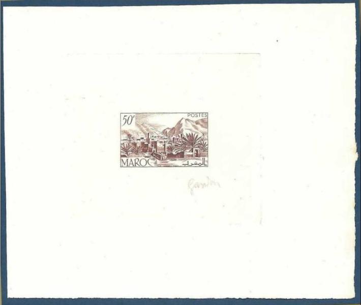 Morocco_1950_Yvert_293-Scott_260_dark-brown