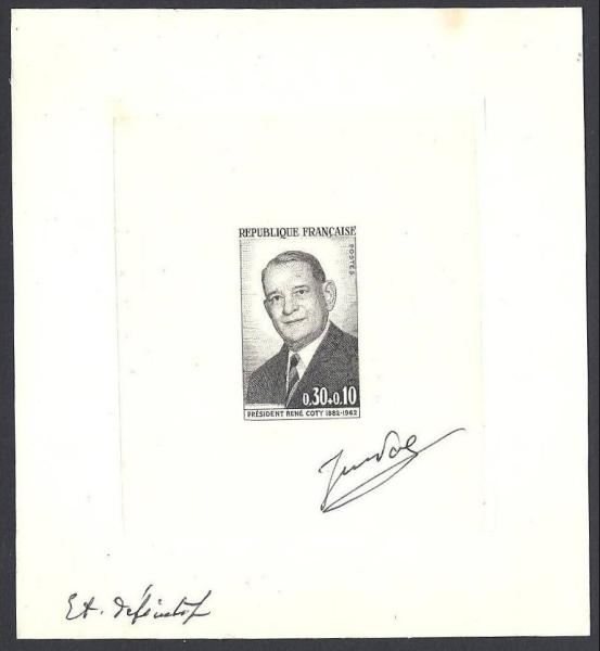 France_1964_Yvert_1412-Scott_B382_4eme_etat_black_c
