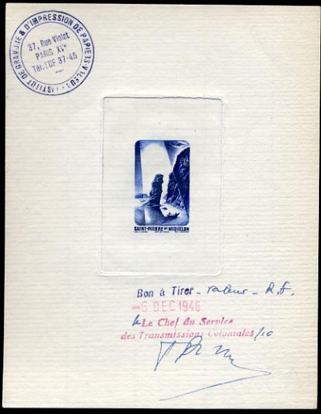 St_Pierre_1946_Yvert_325-Scott_324_etat_blue