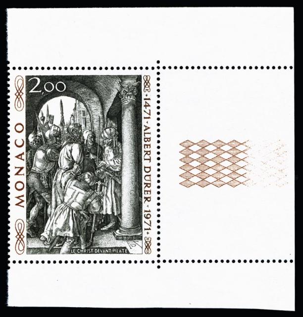 Monaco_1972_Yvert_876A-Scott_817_unissued_Albert_instead_of_Albrecht_Durer_z_US