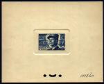 France_1952_Yvert_920b-Scott_675b_unadopted_Marechal_de_Lattre_Type_II_blue_1115_Lx_CP