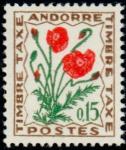 Andorra_1964_Yvert_Taxe_48-Scott_J48