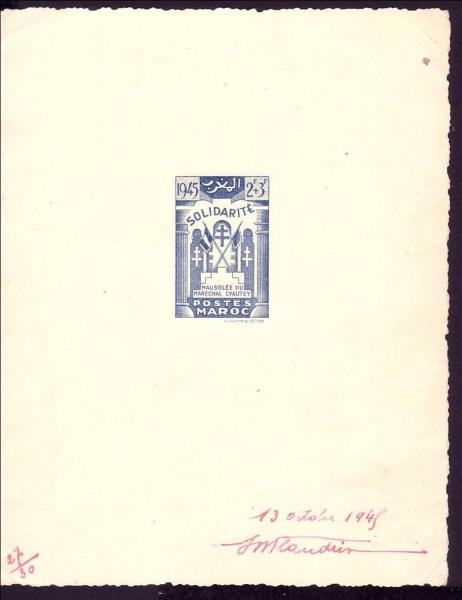 Morocco_1946_Yvert_239-Scott_blue-violet