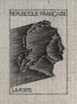 France_1989_Yvert_2614c-Scott_unadopted_Marianne_by_Bonnehon-Bequet_etat_black_aa_AP_detail
