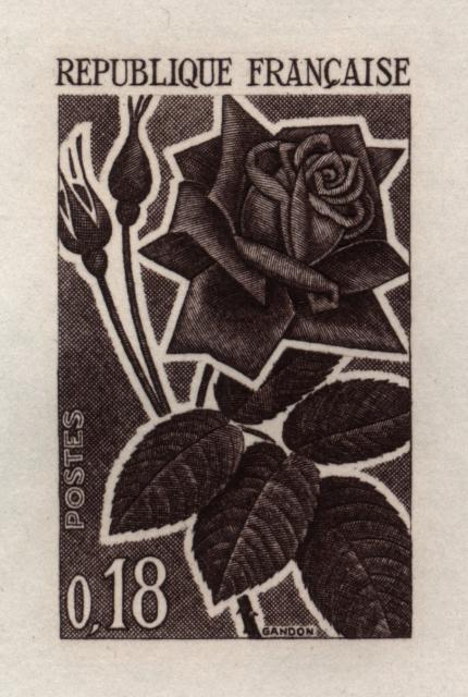 France_1962_Yvert_1356a-Scott_1043_unissued_18c_roses_sepia_aa_ATP_detail