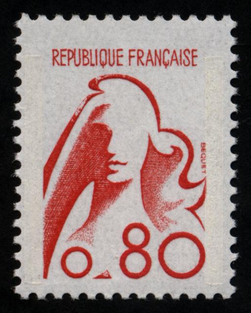 France_1975_Yvert_1816a_unissued_80c_Marianne_de_Bequet_i_US