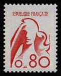 France_1975_Yvert_1816a_unissued_80c_Marianne_de_Bequet_i_US