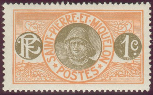 St_Pierre_1909_Yvert_78-Scott_A17_typo