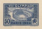 France_1924_Yvert_186a-Scott_201_unadopted_Jeux_Olympiques_Paris_50c_blue_101_+_blue_106_typo_aa_CP_detail