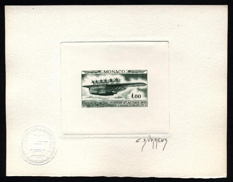 Monaco_1964_Yvert_651-Scott_579_dark-green_a