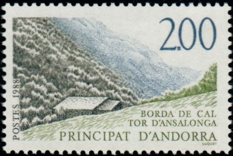 Andorra_1988_Yvert_372-Scott_366