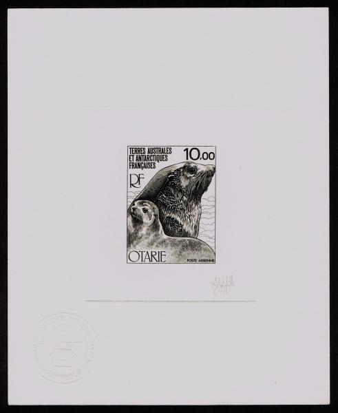 FSAT_1977_Yvert_PA48-Scott_C48_black_ab