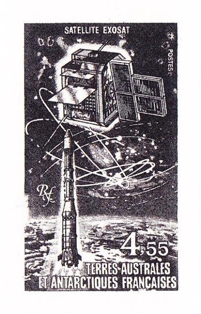 FSAT_1980_Yvert-Scott_unissued_4f55_unadopted_Satellite_Exosat_black_aa_AP_detail