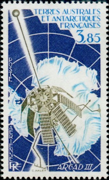 FSAT_1981_Yvert_PA69-Scott_C67_3f85_Satellite_Arcad_III_IS