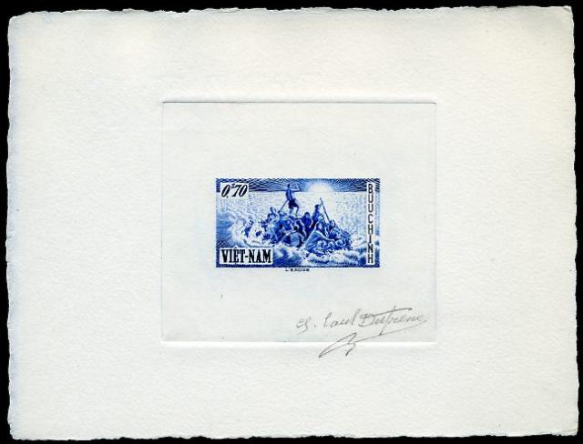 Sud_Vietnam_1955_Yvert_32a-Scott_30_unadopted_Exodus_with_inscription_blue_b_AP