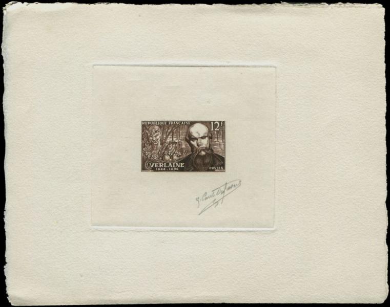France_1951_Yvert_909-Scott_667_dark-brown_c