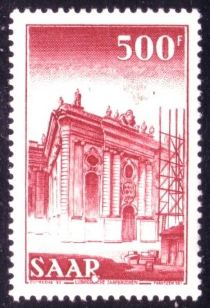Saar_1952_Yvert_315-Scott_242_b